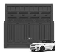 3W Boot Liner Fit for Range Rover Sport 2023 2024 2025 L461, All Weather TPE Dog Friendly TPE Cargo Mats Custom Fit New Range Rover Sport, Waterproof Non-Slip Heavy Duty Trunk Mats