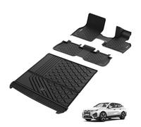 3W Boot Liner & Floor Mats Fit for BMW iX i20 2022 2023 2024 2025, All Weather TPE Pet Friendly Floor Liner and Boot Mats, Heavy Duty Waterproof Easy Clean BMW Accessories