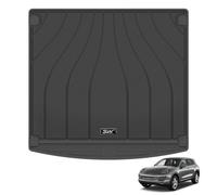 3W Boot Liner For Porsche Cayenne 2018-2024 2025, TPE All Weather Dog Friendly Mats, Custom Fit Porsche Cayenne Car Mats, Waterproof, Non-Slip, Trunk Mats Easy to Install, Car Accessories