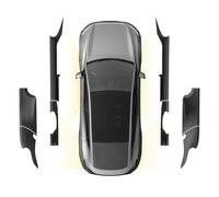 3W Door Sills Fit for 2025 2026 New Version Tesla Model Y Juniper Premium Performance (Not for Standard), 4PCS Set for Thorex™ All Weather Threshold Strip Door Entry Guards Protection Cover