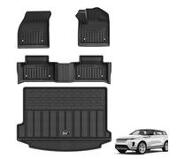 3W Floor Mats & Boot Liner Fit for Range Rover Evoque 2020-2024 2025 (Not for Manual), All Weather Dog Friendly Thoex™ Car Mat, Waterproof Anti-Slip Easy Clean Heavy Duty Trunk Mat Evoque Accessories