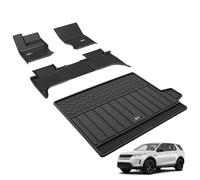 3W Floor mats&Cargo Liner fit for Range Rover Sport 2014-2022,TPE All Weather Custom Fit Floor Liner, 1st and 2nd Row and Trunk Mat - Black