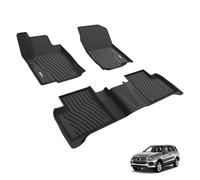 3W Floor Mats Fit Benz GLE W166 2016-2019 (Not for Coupe), TPE All Weather Custom Fit Floor Liner for Benz C-Class 1st and 2nd Row Full Set Car Liners, Black