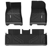 3W Floor Mats Fit for 2024 Tesla Model 3 Highland New Generation,Full Set Black Floor Mats Custom Fit for 2024 New Version Tesla Model 3