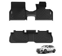 3W Floor Mats Fit for BMW iX i20 2022 2023 2024 2025, TPE All Weather Floor Liner, Dog Pet Friendly, Waterproof, Anti Slip, Car Footmats, Easy To Clean Car Accessories, Black
