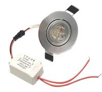 3W LED Downlight Recessed Ceiling Light: Small Mini Spotlight, Adjustable Round Recessed Ceiling Lights, 100-240V, 50MM Cut Hole Size