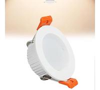 3W LED Recessed Ceiling Spotlights, 4000K Neutral White Ultra Slim Panel Light, Cut Φ50-55mm, AC110-240V Round Downlights for Living Room Office, 1 Pack