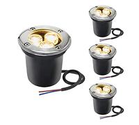 3W LED Underground Light Buried Lights IP67 Waterproof Pathway Lights for Outdoor Ground Garden Path Floor Landscape Lighting AC85-265V/DC12V
