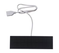 3W Solar Panel Charger - USB Solar Charging Station for Power Bank, Mobile Phones and Fans | Compact Solar Module for Camping and Hiking, Durable Design