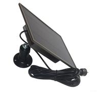 3W Solar Panel for Trail Camera with 6000mAh Battery, IP66 Waterproof Charger Compatible with for Bushnell for Spypoint for WingHome, Monocrystalline Power Supply, Black