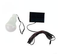 3W Solar Powered LED Shed Light Bulb, Portable Rechargeable Solar, LED Solar Shed Lights Indoor Outdoor For Camping Tent Fishing Garden