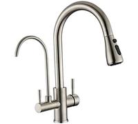 3Way Kitchen Sink Faucet with PullDown Sprayer3in1 Water Filter PurifierMatte Black FinishIdeal for Home UseStylish & Functional Design