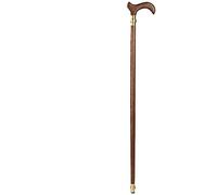 3WWWQMAA8 Canes, Elderly Crutches, Solid Wood Canes, Walkers T-Handle Inlaid Copper Ring Length 88cm Cut by Yourself According to Your Height Warm as Ever