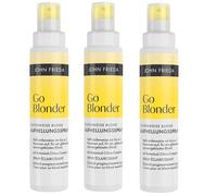 3x 100 ml John Frieda Go Blonder Brightening Spray for Blonde Hair, Stepwise