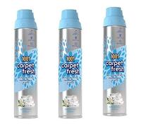 3X 1001 Carpet Fresh Soft Jasmine and Linen Odour Remover 300ml