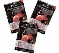 3x 100g Spanish Sliced Cured Serrano Ham Cereal-fed Pork Meat Ham Slices Gran Reserva Iberica Food