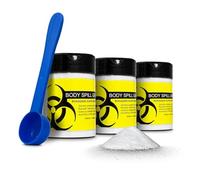 3X 100gs Bottle RE-GEN - Body Fluid Clean Up, Vomit, Urine, Biohazard Spill Highly Absorbent Granules | Ideal for First aid Kits, Patient Care Facilities, Spill Response Stations, Janitorial Supplies