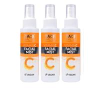 3x 100ml Face Facts Vitamin C Face Mists | Hydrating Vitamin C | Vegan (Pack of 3) - Bundled by Smart Cutie