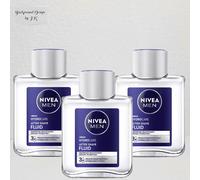 3X 100Ml Nivea Men Hydro Care After Shave Fluid Aloe Vera Rasur Aftershave