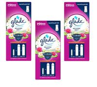 3x 10ml Glade Touch & Fresh Minispray Flower Room Fragrance Relaxing ZEN Refill