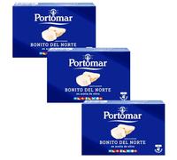 3x 110g Spanish Bonito del Norte, White Tuna Fish Tinned Loin Fillets in Extra Virgin Olive Oil Great For Sandwich o Salads