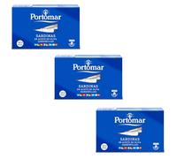 3x 115g Spanish Sardines Fish - Preserved Seafood sardinillas IN OLIVE OIL tin. Easy Open