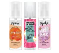 3x 150ml Impulse marsh mallow Leather jacket , Self love, Serenity Body Mist