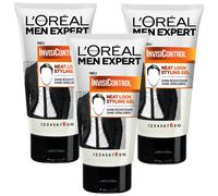 3x 150ml L'Oréal Men Expert Invisi Control Neat Look Styling Gel, Residue-Free