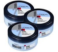3X 150Ml L'Oreal Remix Fiber Paste 24H Remodelling Effect Extra Strong L'Oreal