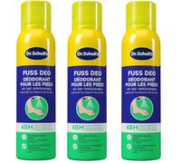 3x 150ml scholl Fresh Step Foot Deodorant 48h Odor Protection Extra