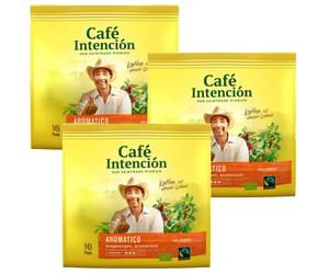 3x 16 Organic Coffee Pads Café Intencion the Fairtrade Pioneer Aromatic