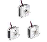 3X 17Hs08-1004S 4 Conductor Nema 17 Motor A 20mm 1A 13Ncm (18.4Oz.In) 42 Motor Nema17A for 3D Printer DIY Cnc