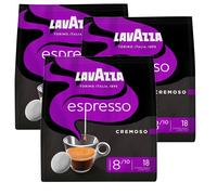 3X 18 Coffee Pads Lavazza Espresso Cremoso Italiano Strength 8/10 Intense Aroma