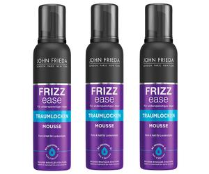 3X 200Ml John Frieda Frizz Ease Dream Curls Mousse Form & Hold For Curl Styles