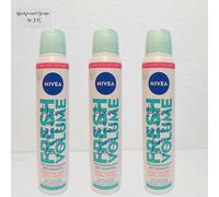 3X 200Ml Nivea Dry Shampoo Fresh Volume Extra Volume Instant Freshness