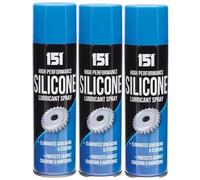3x 200ml Silicone Lubricant Spray Multi-Purpose Anti-Friction, Water-Repellent Maintenance Spray for Home, Auto, Tools & Machiner