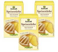 3X 250G Alnatura Cornstarch Pure Corn Starch For Cooking And Baking Organic Cake