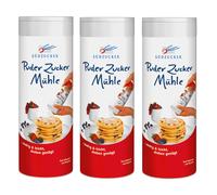 3x 250g Southsugar Icing Sugar Mill Perfectly Dispense Decorate Cakes Pastries