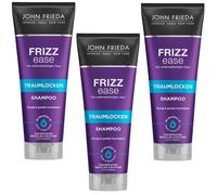 3x 250ml John Frieda Dream Curls Shampoo Frizz Ease cleans moisturizes