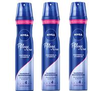 3X 250Ml Nivea Care & Hold Hair Spray Regenerating Extra Strong 24H Hold