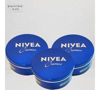 3x 250ml NIVEA Cream Container Maintains And Pampering Every Skin Type Texture
