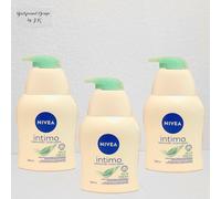 3x 250ml Nivea Intimate Cleansing Lotion Mild Fresh Intimate Care Pump Dispenser