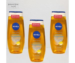 3x 250ml NIVEA Shower Gel Summer Happiness Sunscreen Scent Hautschützend Vitamin