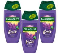 3x 250ml Palmolive Memories Of Nature Sunset Relax Shower With Lavender Scent