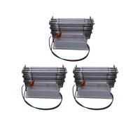 3X 27G Ozone Generator Air Purifier O3 Quartz Tube Air Ozonator Stainless Steel Electrode Ozonizer Air Purifier Cleaner