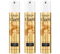 3X 300Ml L'Oréal Paris Elnett Ultra Fine Hairspray Extra Strong Hold