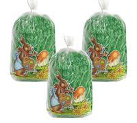 3x 30g Easter Grass out of Paper for Decoration IN Vigorous Green Eggs Nest