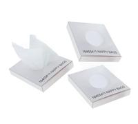 3x 40 Disposable Baby Nappy Sacks Leak Proof Nappy Bag With Tie & Handle, Lightweight - Bundled by GetInStyle Shop