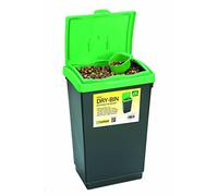 3x 47L Dry-bin with scoop made from plastic for storage
