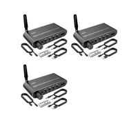 3X 5.1 Transmitter Receiver Digital to Analog Audio Converter DAC Wireless Adaptor, Coax to Analog